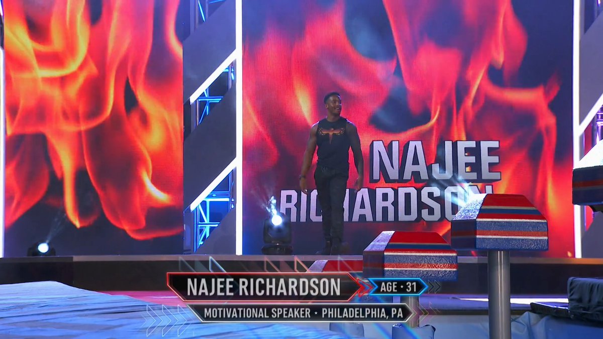 let's go <a href="/NajeeRichardson/">Najee Richardson</a> #AmericanNinjaWarrior