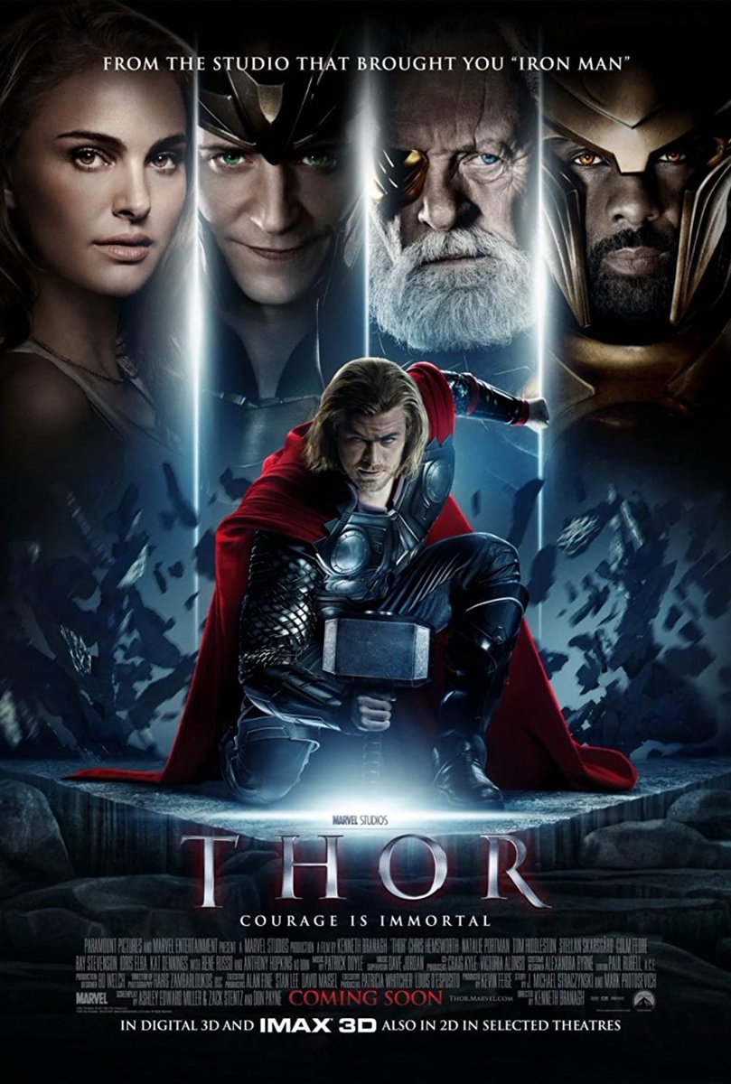 Capt018's tweet photo. #Thor2011
This is the first time, we have seen a live actionย #Thor on screen. What a Physique,what a handsomeness @chrishemsworth have. He has done a phenomenal acting. Story is good not great,worthiness of Thor and #Loki as Villain. Ah!!What a charm this dude has @twhiddleston. https://t.co/BfPJmVs820