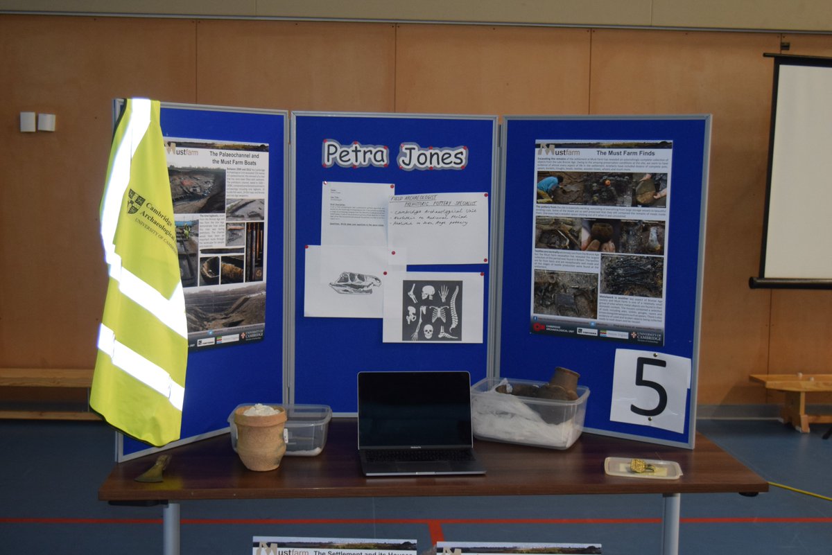 Archaeologist Petra Jones showing our students examples of prehistoric pottery #WeAreStar#