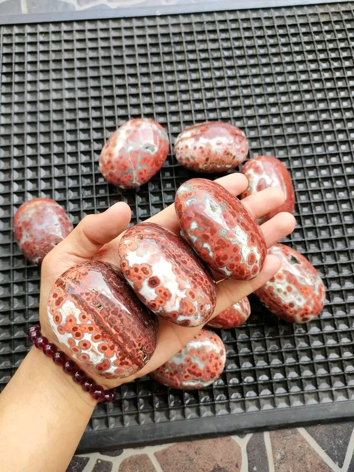 Available for sale tumble ocean jasper