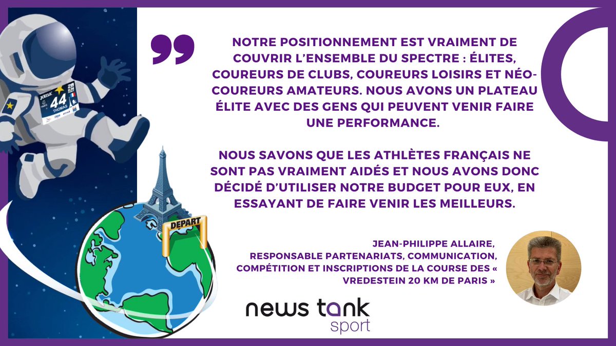 News Tank Sport (@newstanksport) on Twitter photo « Vredestein <a href="/20km_Paris/">Les Vredestein 20km de Paris</a> » : « Une bonne reprise avec déjà 10 000 inscrits » (Jean-Philippe Allaire) ➡️cutt.ly/RLZVfID
#Vredestein20kmparis #20kmparis #Vredestein #running « Vredestein <a href="/20km_Paris/">Les Vredestein 20km de Paris</a> » : « Une bonne reprise avec déjà 10 000 inscrits » (Jean-Philippe Allaire) ➡️cutt.ly/RLZVfID
#Vredestein20kmparis #20kmparis #Vredestein #running