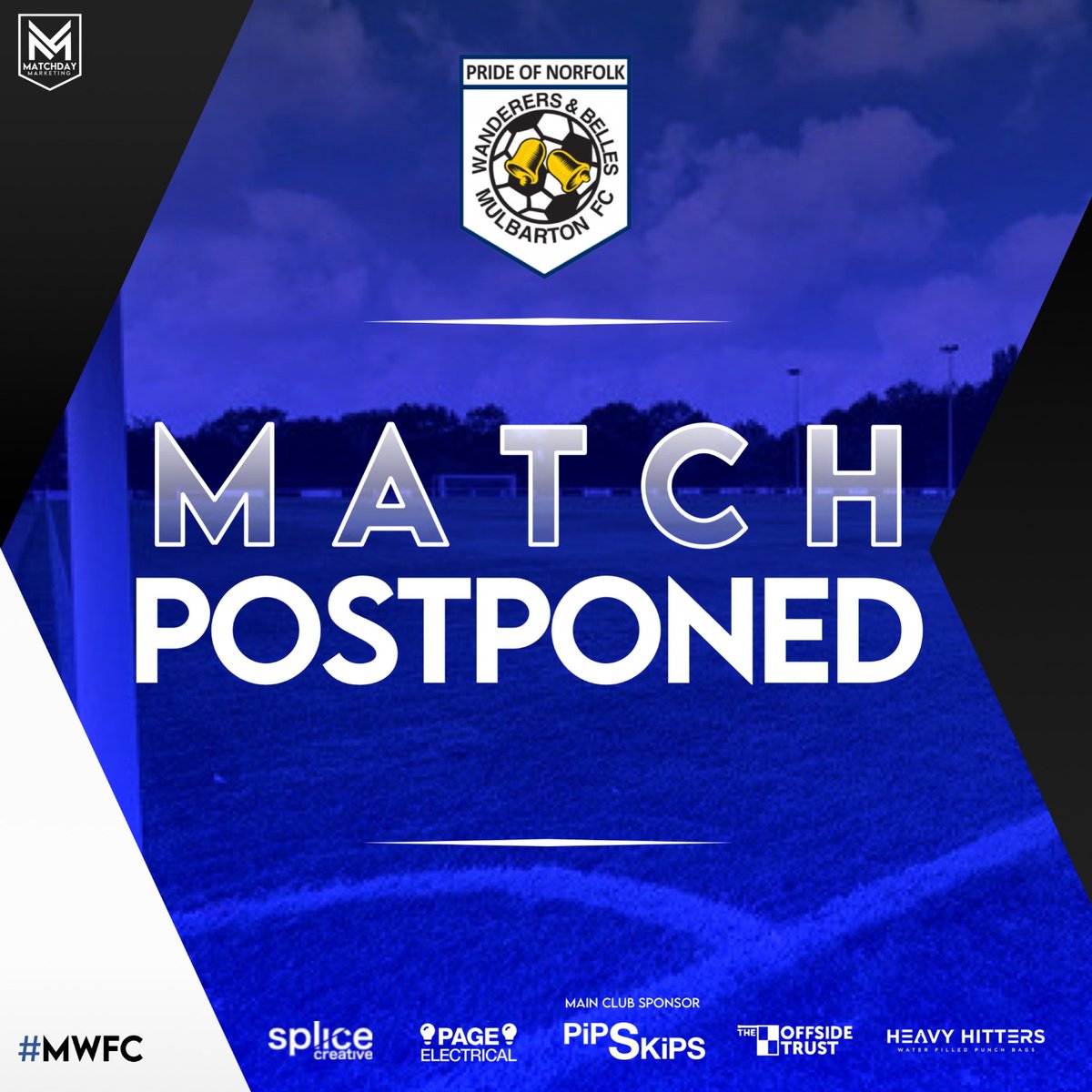 Mulbarton FC (Men’s) (@mulbartonfc) on Twitter photo 🚨 GAME OFF 🚨
A reminder for anyone that was planning to travel to our friendly at <a href="/AylshamFC/">The Albatross</a> this evening that the game has been cancelled due to the weather. 
#MWFC 🚨 GAME OFF 🚨
A reminder for anyone that was planning to travel to our friendly at <a href="/AylshamFC/">The Albatross</a> this evening that the game has been cancelled due to the weather. 
#MWFC