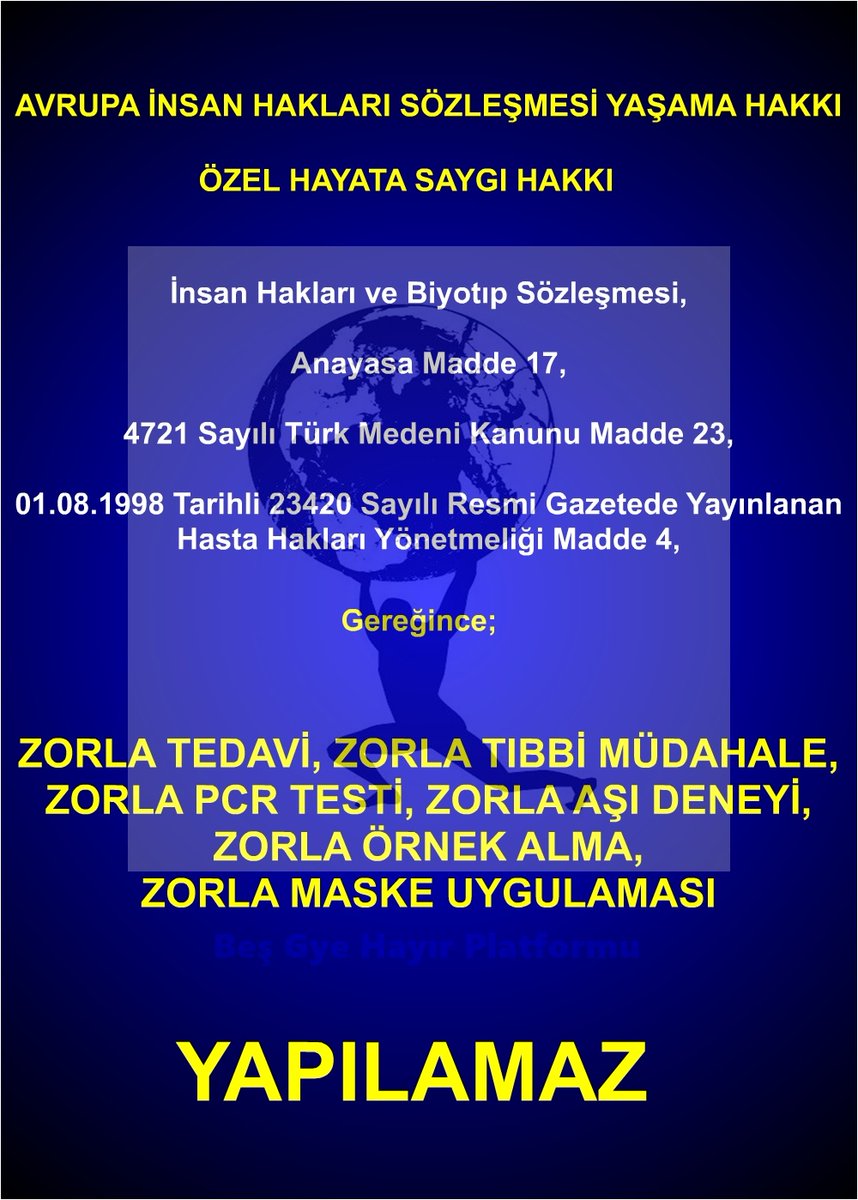 Maske zorlamasına maruz kalanlara, pcr zorlamasına maruz kalanlara ulaştırırsınız.
