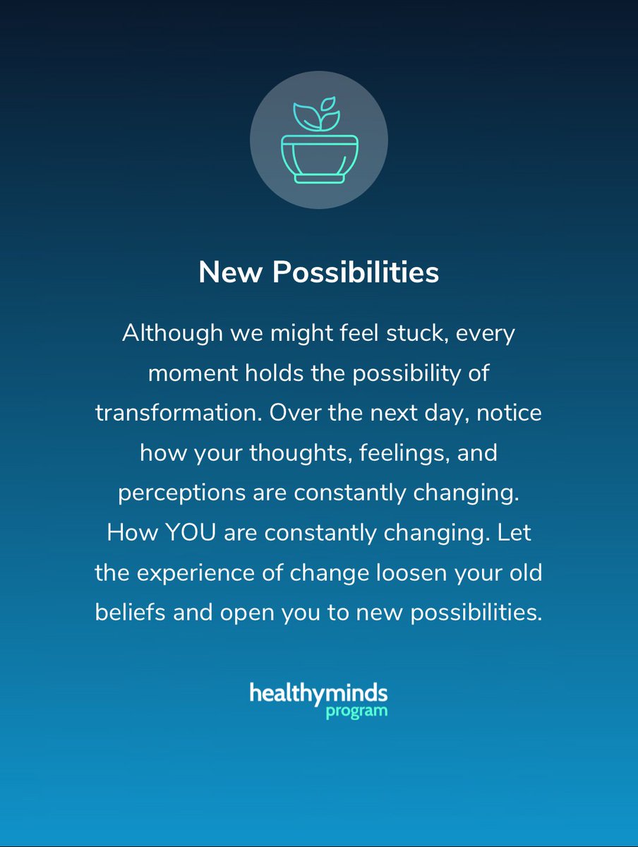 #possibilities #change #transformation

Image: @healthymindsorg