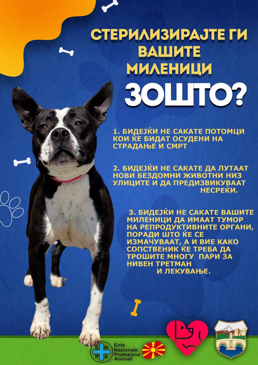 Nella Macedonia del Nord partite le campagne su #adozioni e #sterilizzazioni di Enpa, Comune di Skopje e JP Lajka

#EnpaInternazionale #cooperazione