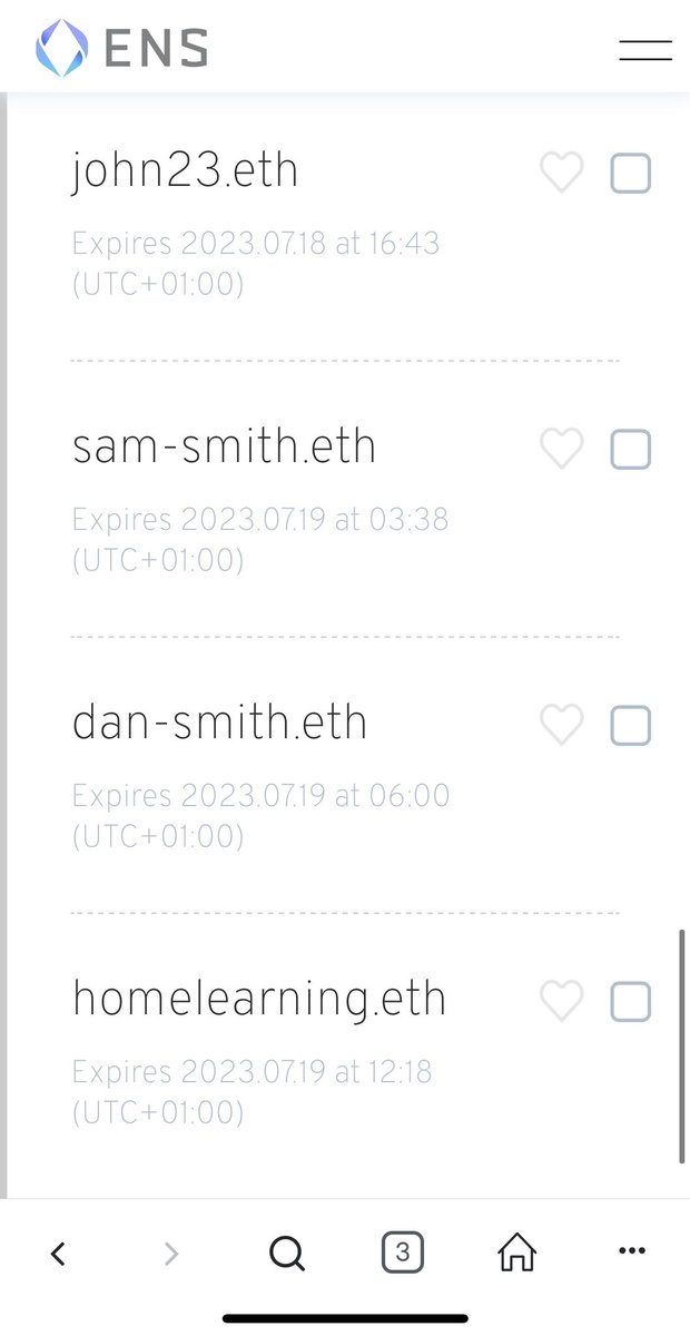 16523_eth's tweet photo. A list of some top domains #ens #ethereum #ENS #ensdomains #mft #opensea https://t.co/k0DiL2mNld