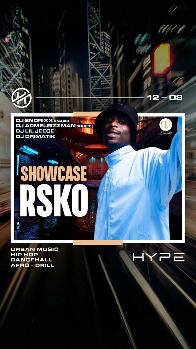 VENDREDI 12 AOÛT <a href="/rsko94/">rsko</a> EN SHOWCASE @ HYPE CLUB LAUSANNE CA VA ÊTRE 🔥