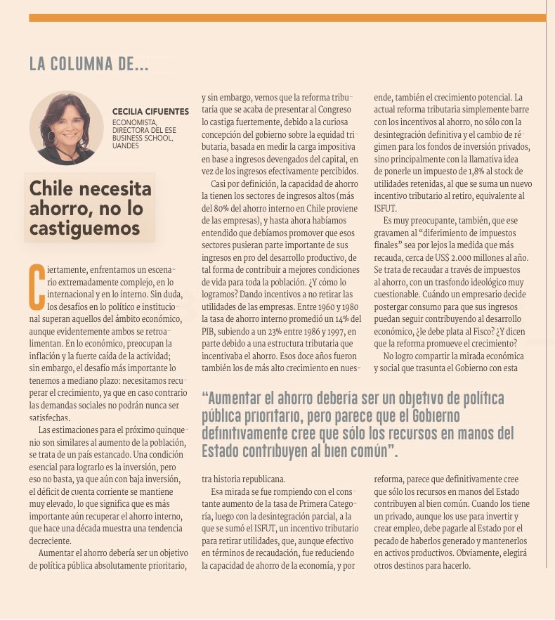 ccifuentesh's tweet photo. Comparto mi columna de hoy en el  @DFinanciero https://t.co/soWhpjy4gu