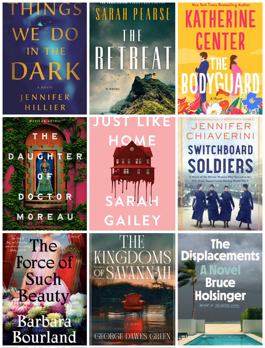 Happy Publication day to all the authors with new books hitting bookstore shelves today! @SarahVPearse @JenniferHillier @katherinecenter @silviamg 
#newbooks #shoplocal #TheDaughterOfDoctorMoreau #ThingsWeDoInTheDark #TheRetreat #TheBodyguard #TheForceOfSuchBeauty