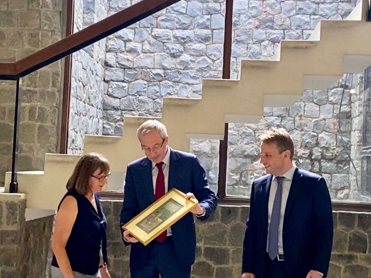 BelgiuminIndia's tweet photo. Today, we say goodbye to Ambassador H.E. François Delhaye, who leaves us to take up his new assignment in Belgium 🇧🇪.

We thank him🙏 for his contribution in advancing Belgium's relations with India, Bangladesh, Bhutan, Maldives, Nepal &amp; Sri Lanka.

We will miss you, Ambassador! https://t.co/RSZpPVkMAS