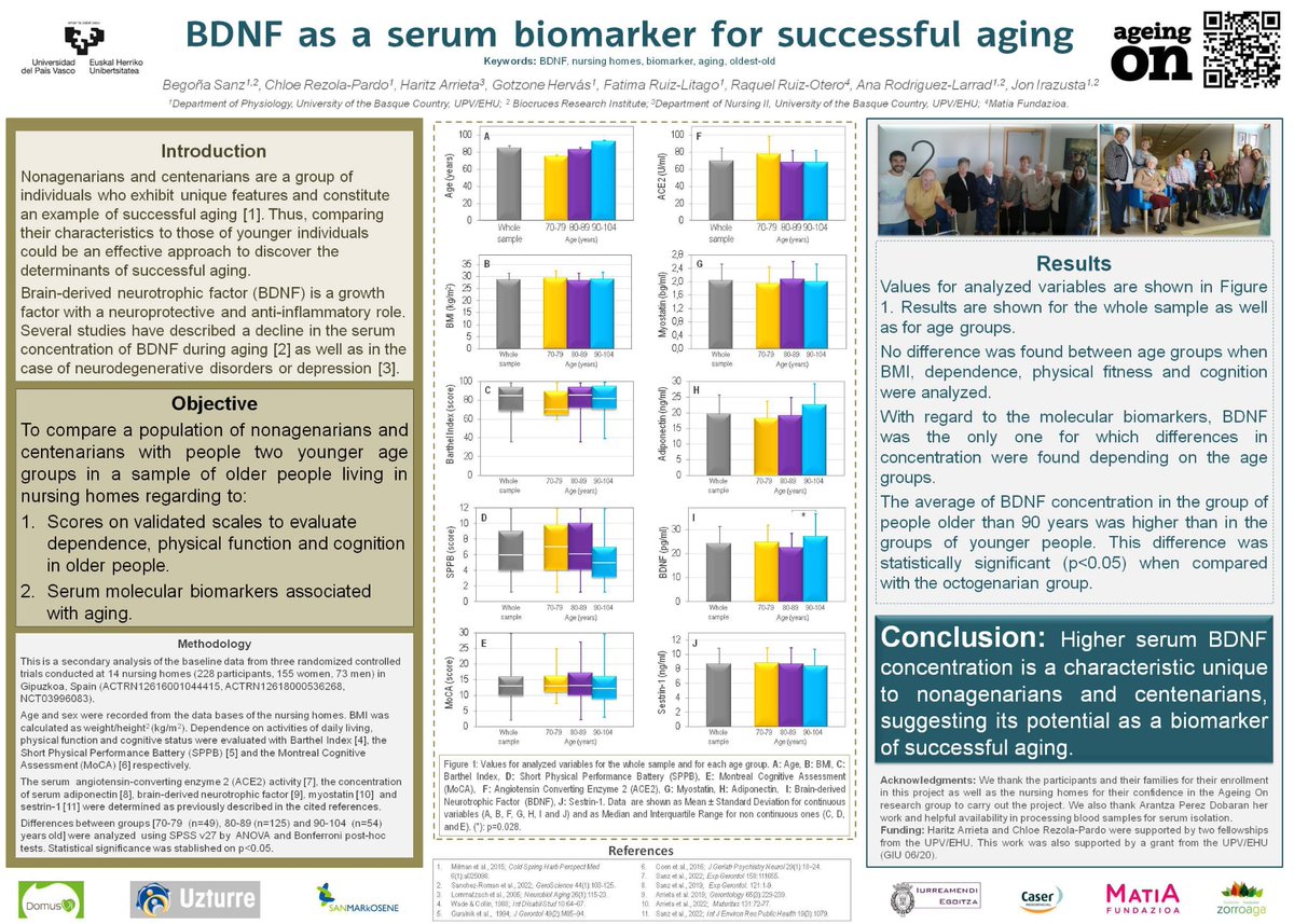 atxikimenduz's tweet photo. Outdoor poster presentation at #CAMS2022 in a beautiful setting and with a healthy coffee break 

"Serum #BDNF as a serum biomarker of successful aging"

#Nonagenarians 
#Centenarians
#NursingHomes https://t.co/fCYbOc5CQi