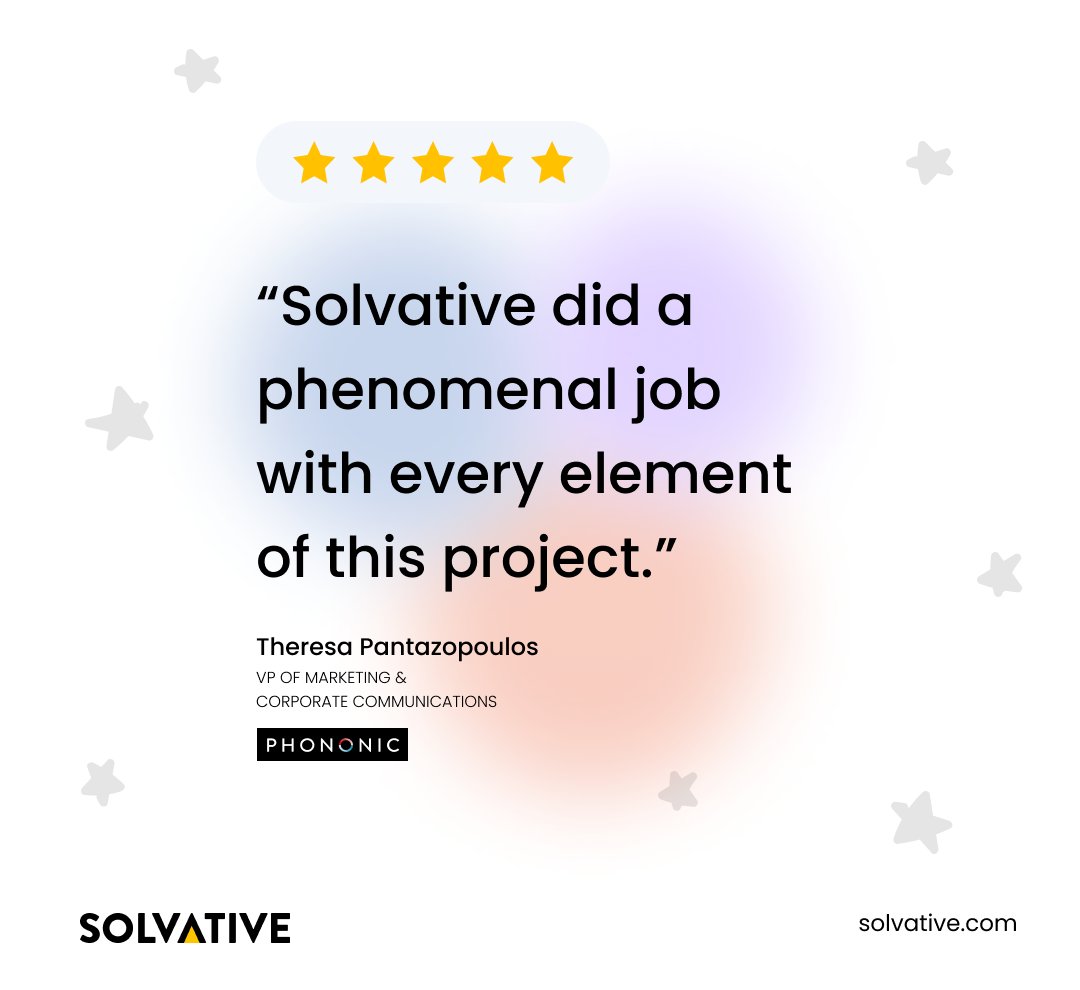 solvative's tweet photo. At Solvative, we let our work do all the talking and our clients can testify to that, know more about what they have to say about us via the link below. 

https://t.co/l7n8VZhMp8

#business #work #clienttestimonial #clientsatisfaction #feedback #feedbackmatters https://t.co/bbUv6PWJht
