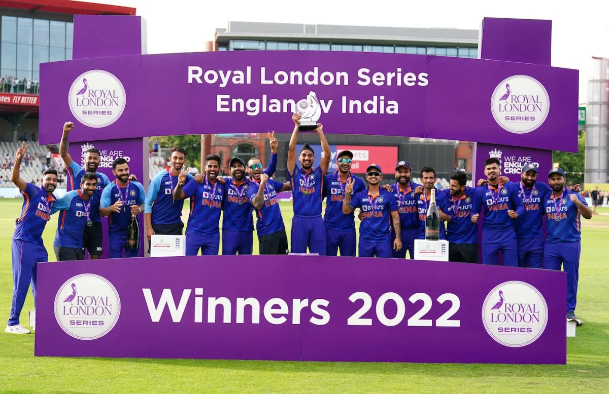 SportsRAEx's tweet photo. #IndiaTeam WON the #T20Series by 3-0 aginst #EngandTteam
https://t.co/Dm8J9rblBn
#India Vs #England 🤩
👏 Player of the Series 👏 @hardikpandya93
#SportsRaex #INDvsENGTour #IndiaSquad #ENGSquad #IndvsENGSquad #INDvsENG2022 #ENGvsIND2022 #T20Series2022 #ODISeries2022 #Cricket https://t.co/VpFGQLM1E7