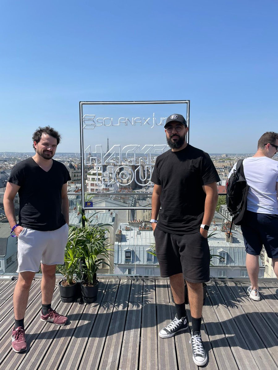 We are at the Paris' <a href="/solana/">Solana</a>  <a href="/hackerhouses/">Hacker Houses</a> ! If you wanna talk about #MachineLearning  for #DeFi, let's chat!
