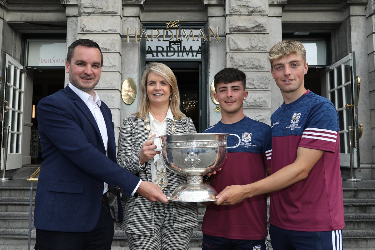A Mayoral Reception was held on the 18 July to celebrate the historic achievement of Galway Minor Football Team on winning the All-Ireland Championship on 8 July 2022. Mayor of Galway City Councillor Clodagh Higgins acknowledged the outstanding sporting achievements of the team.