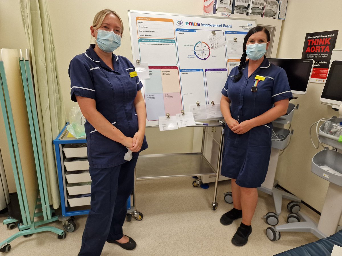 Brill dry run coaching session with Emma Robinson & Beki Jones - Senior sisters on CCU RDH. Practiced some mock-up problem tickets to help navigate the board. Lots of enthusiasm. Go live date soon! #PrideBoard #QItwitter #DailyImprovement @UHDBTrust @DivisionUhdb