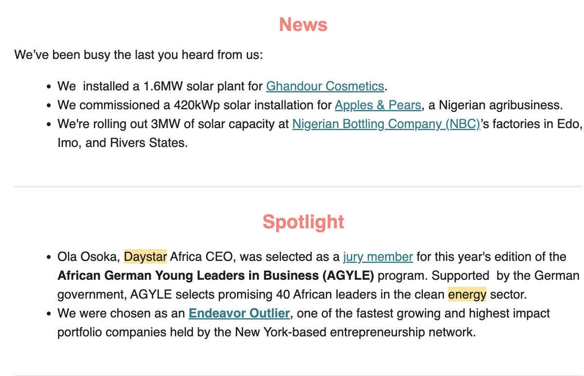 The Daystar Power newsletter is a great way to keep up to date with all our exciting projects. If you want to get all the latest news about our solar installations, you can sign up here: loom.ly/IfRV7FM