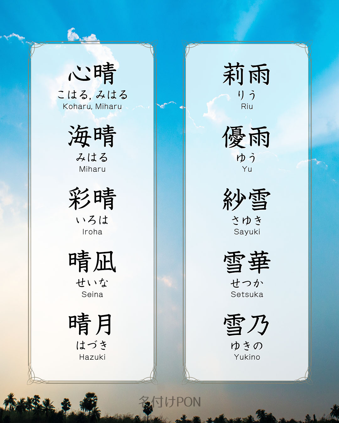 名付けポン 赤ちゃんの名前集 Nazukepon Twitter