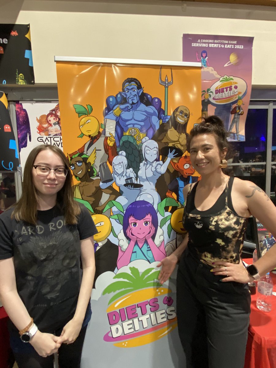 Oh hello @caitibakermusic & @TheDeclanSmyth (Skye!)
These movers and shakers gave D&D a good go over the weekend.
Wishlist soon on #Steam https://t.co/2n8k0gnBOi