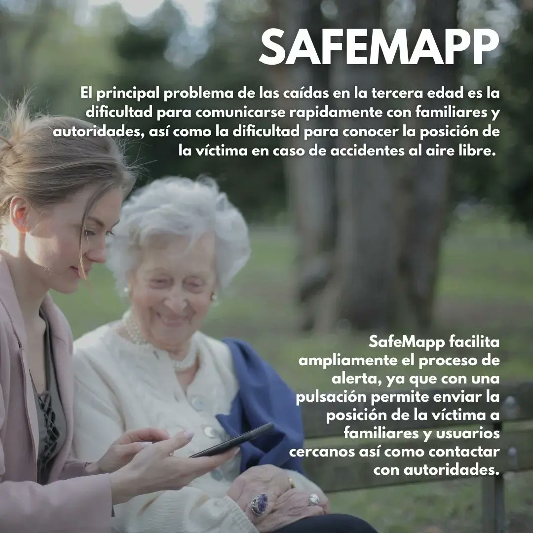 ❗❗❗Las caidas en el hogar son la causa de un 70% de las muertes de personas mayores de 75 años según el Estudio de Prevención de Caídas en Personas Mayores, publicado por la Junta de Andalucía...

Ayúdanos a combatirlo ¡Descarga Safemapp! safemapp.com