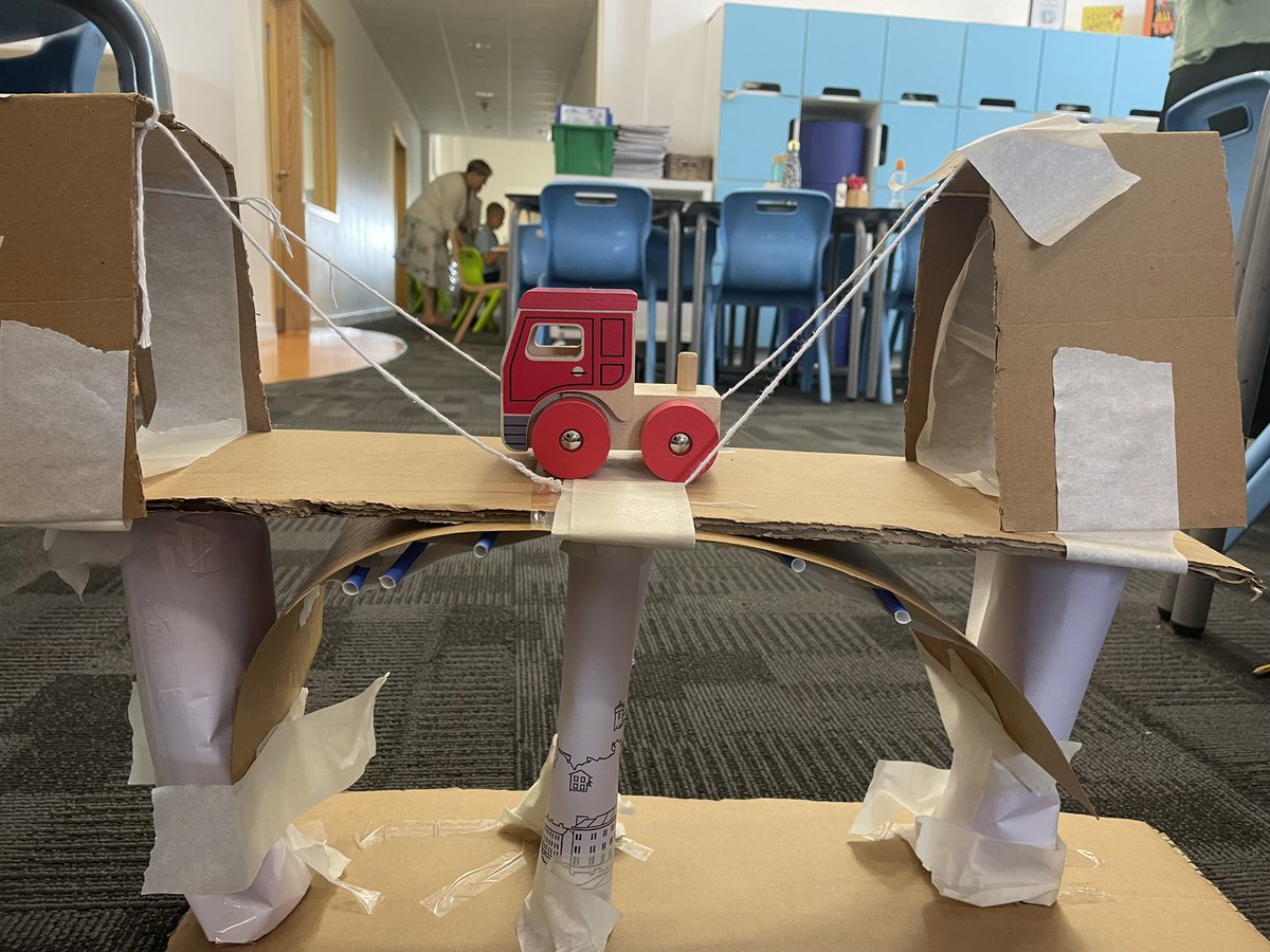 Y4WFA's tweet photo. Here are some photos of our finished bridges in action! @Cabotfederation #wfadesigners https://t.co/sFIgPMPuTc