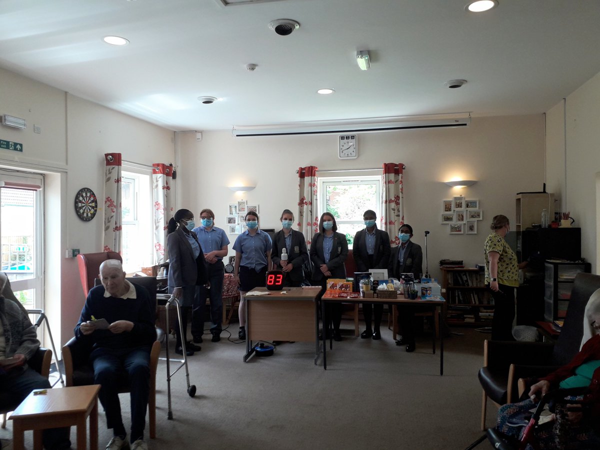 SYAclubs's tweet image. @SYAclubs Young Health Champions from @NGHS_PE did an amazing job with their ‘Together’ project, but within the community as well as at school.  They used their training to deliver a successful Bingo event for the residents of Cottage Care Centre – great job!