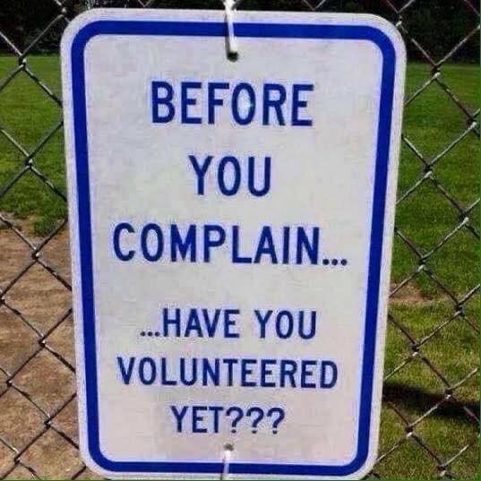 Great sign, this should be put up at every grassroots club and league facility. 

Thank you to all the volunteers from Grassroots for everything you do