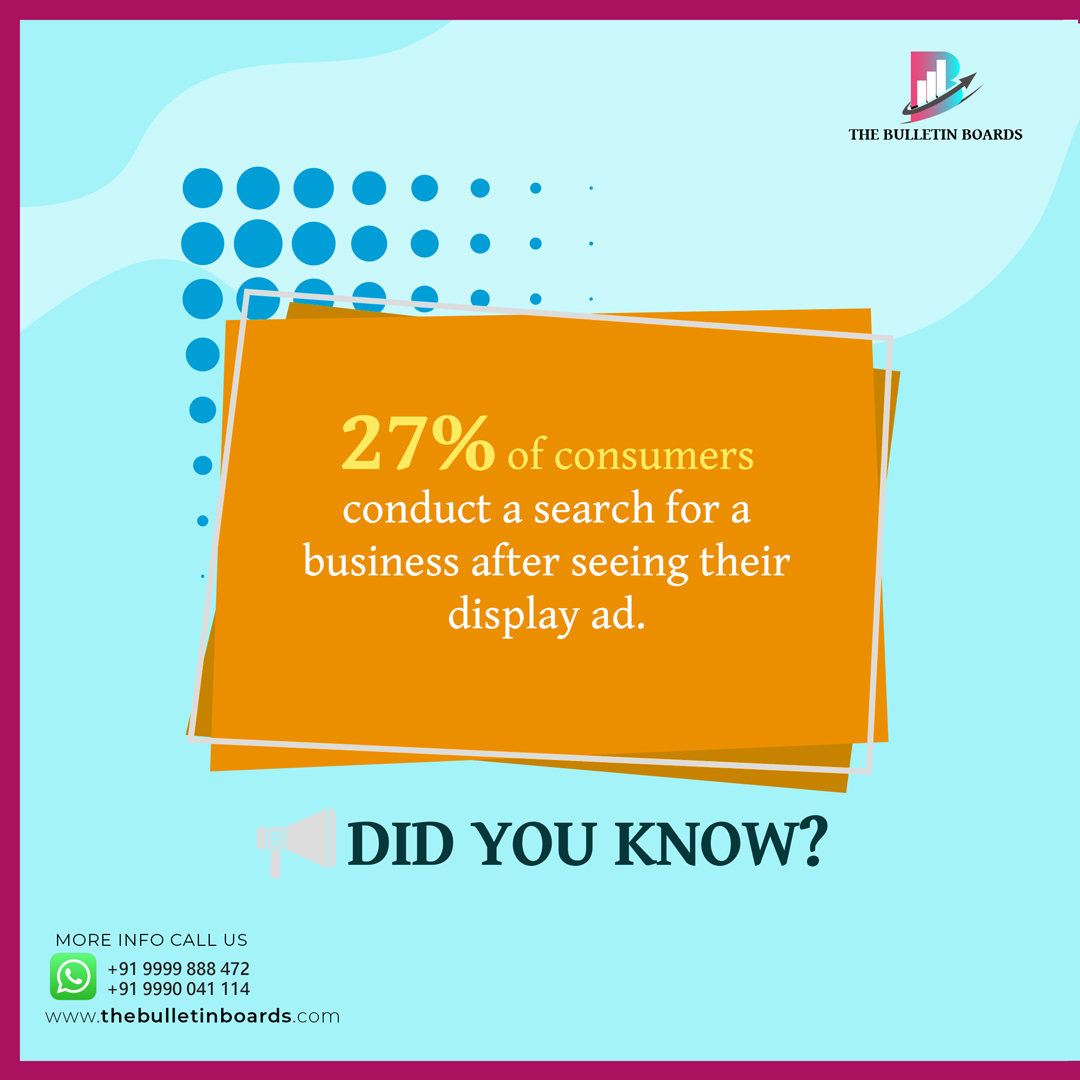 Digital ads are directed at people whose purchase intent is high. Thus, the higher chance that customers will conduct a search for your business.

#digitalmarketing #displayads #displayadvertising #smm #socialmediads #facebookads #instagramads #googleads #searchads #ppc #ppcads