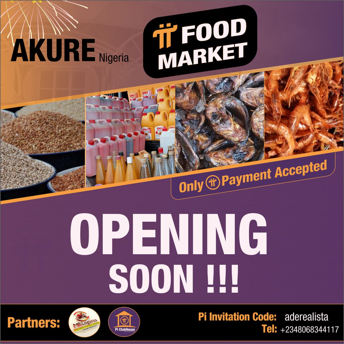 Bravehe85767201's tweet photo. At Akure #PiFoodMarket, the goal is to reduce hunger and empower the people at the same time.
NOTE: Only #PiPayment accepted, 100% Pi for the goods and delivery.
#PiTransactions
INVITATION CODE: aderealista
@PiCoreTeam
@Pi_ClubHouse
@AkureHowFar
@HOTRAkureCity
@PiRevolutionX https://t.co/N8cgmRNgFv
