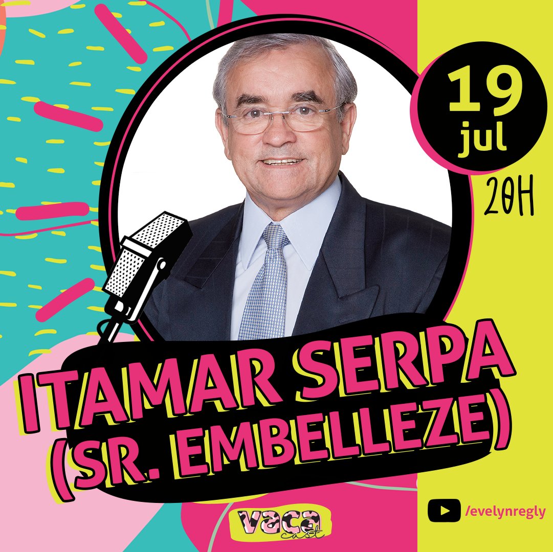 evelynregly's tweet photo. Hoje é dia de Seu Embelleze aqui no Vaca Cast!

@serpa_itamar vem pronto para contar tudo. Nosso encontro está marcado: vem conversar com a gente às 20h, lá na plataforma de vídeos vizinha. Acessa: https://t.co/O4uBUAczME

#vacacast #embelleze #podcast #evelunregly https://t.co/yoR5OhGw54