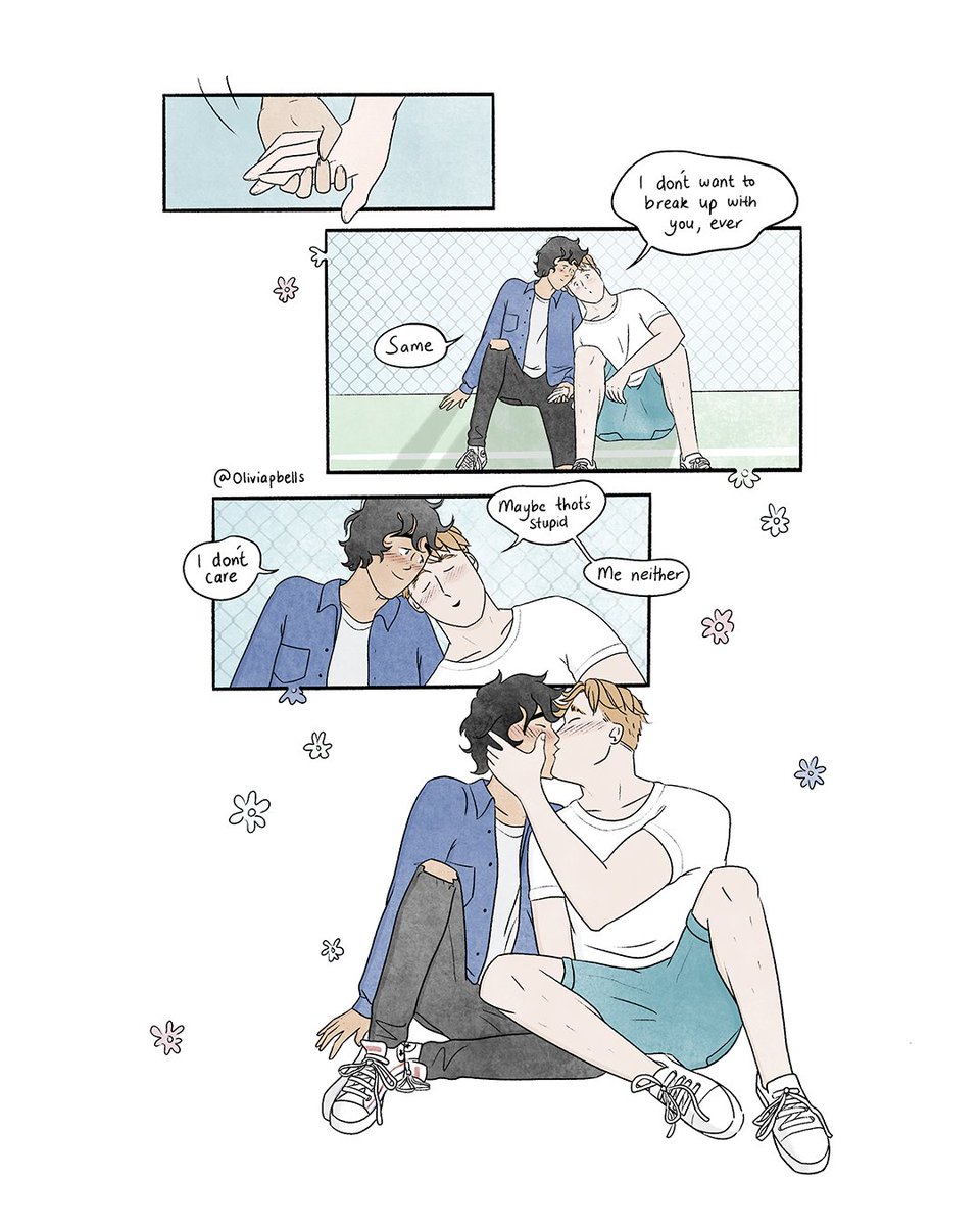 oliviapbells's tweet photo. Here's my recreation of one of my favourite scenes from Nick and Charlie by @aliceoseman 🥺 #hstwt #hearstopper #nickandcharlie https://t.co/Ton6YwXuUc