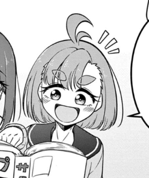 魔界特派員デスキャスターがすごい好みなの何でだろうと思ったら
・眉毛がちゃんとある
・お目目まん丸
・赤面してる
・おでこが全開ではない程度に見える髪型
・大原みちるに似てる
っていう特徴が多分凄い好み。
今まで描いたヒロイン大体そう。
