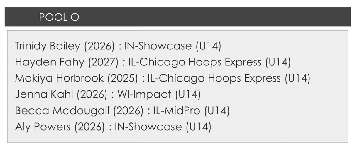 Tina Kahl (@tinamk430) on Twitter photo Congrats, <a href="/JennaKahl21/">Jenna Kahl</a> on a great tourney in Indy!! So proud of you and your team for playing with 100% effort and heart!
<a href="/tjkahl/">Tim Kahl</a> <a href="/WisImpact/">Wisconsin Impact</a> Congrats, <a href="/JennaKahl21/">Jenna Kahl</a> on a great tourney in Indy!! So proud of you and your team for playing with 100% effort and heart!
<a href="/tjkahl/">Tim Kahl</a> <a href="/WisImpact/">Wisconsin Impact</a>
