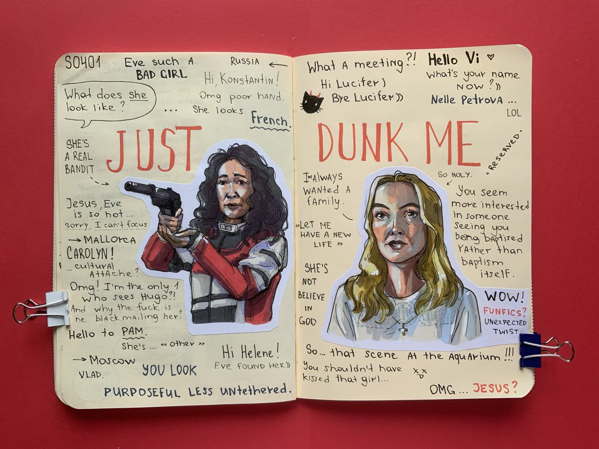 S04E01 JUST DUNK ME!
<a href="/killingeve/">Killing Eve</a>
#art #KillingEve #killingeveart #jodiecomer #villanelle #sandraoh #evepolastri #KillingEverewatch #villaneve 
instagram.com/p/CgMQVQpNLkJ/…