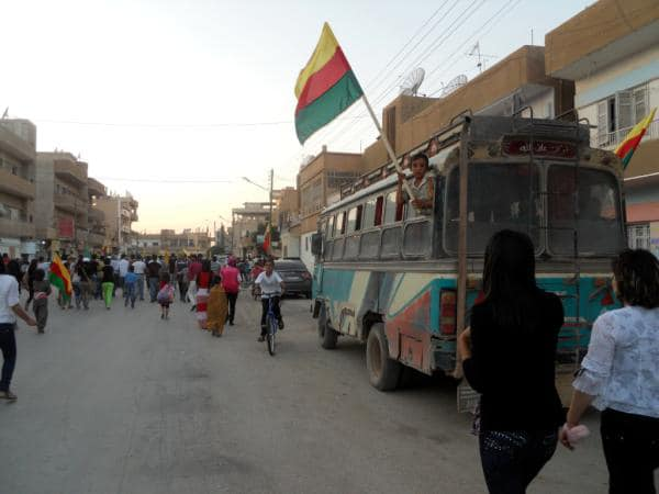 nailabozo's tweet photo. 10 years ago, i walked in the streets of qamishlo in #rojava (north syria) with thousands of kurds, celebrating what came to be the beginning of the rojava revolution. by far the most important, beautiful day of my life. #kurdishrights https://t.co/KSQaMwHpre