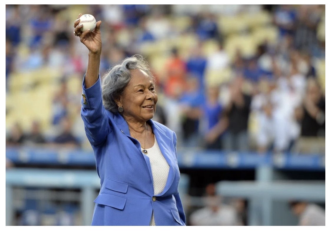 michele_norris's tweet photo. It’s Rachel Robinson day!!!!
This legendary Silver Queen turns 100 today. Let’s shower her with love and respect for all she did &amp; still does to support American baseball and her husband’s legacy.  @JRFoundation https://t.co/Ddc0yueooR