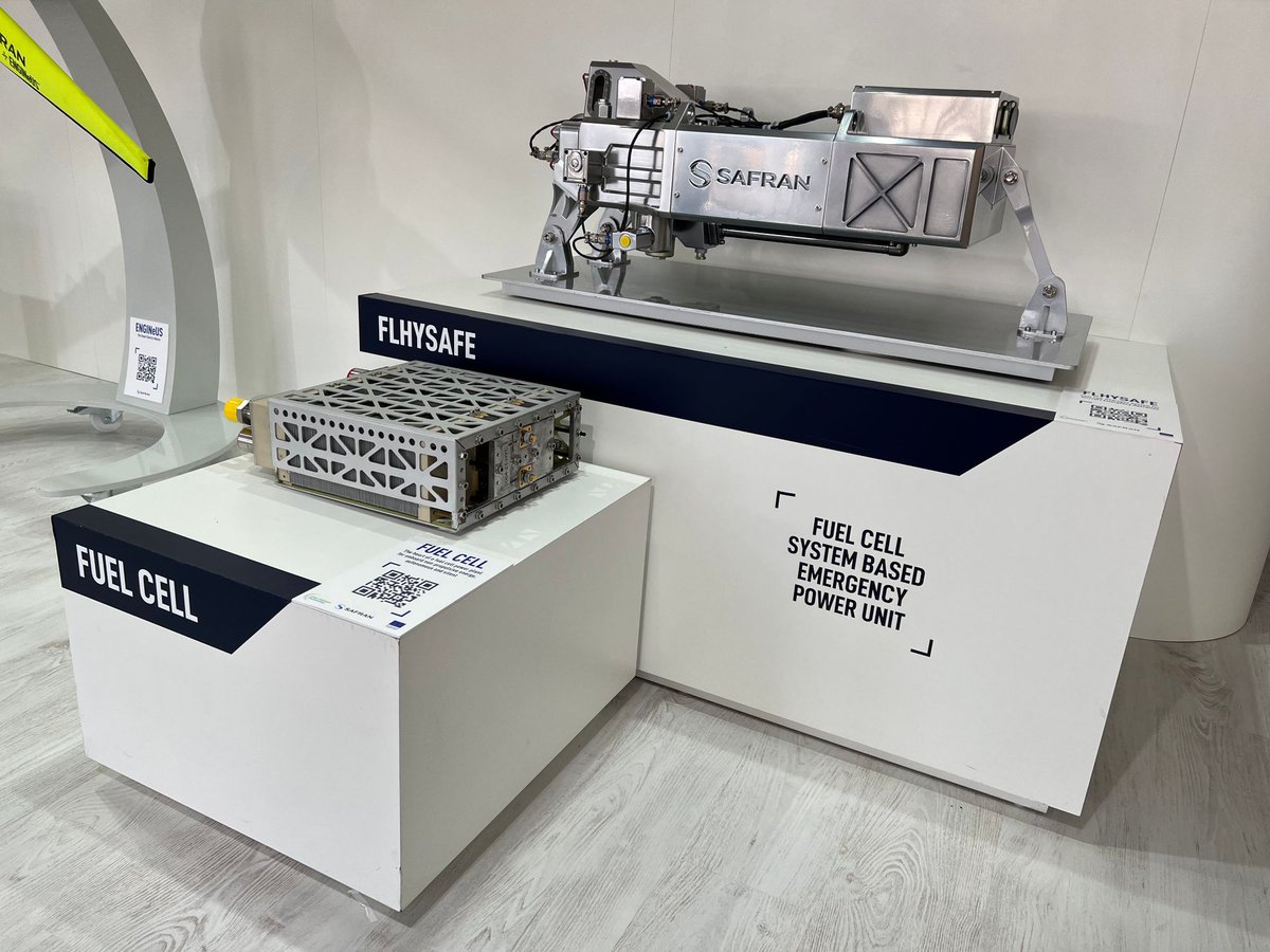 You can see the <a href="/flhysafe/">FLHYSAFE</a> EPU mock-up at #FIA2022 
<a href="/FIAFarnborough/">Farnborough Airshow</a> International Airshow 2022! Meet the 
<a href="/Safran/">Safran</a> experts at chalet #B034

<a href="/CleanHydrogenEU/">Clean Hydrogen Partnership</a> #fuelcell #emergencypowerunit