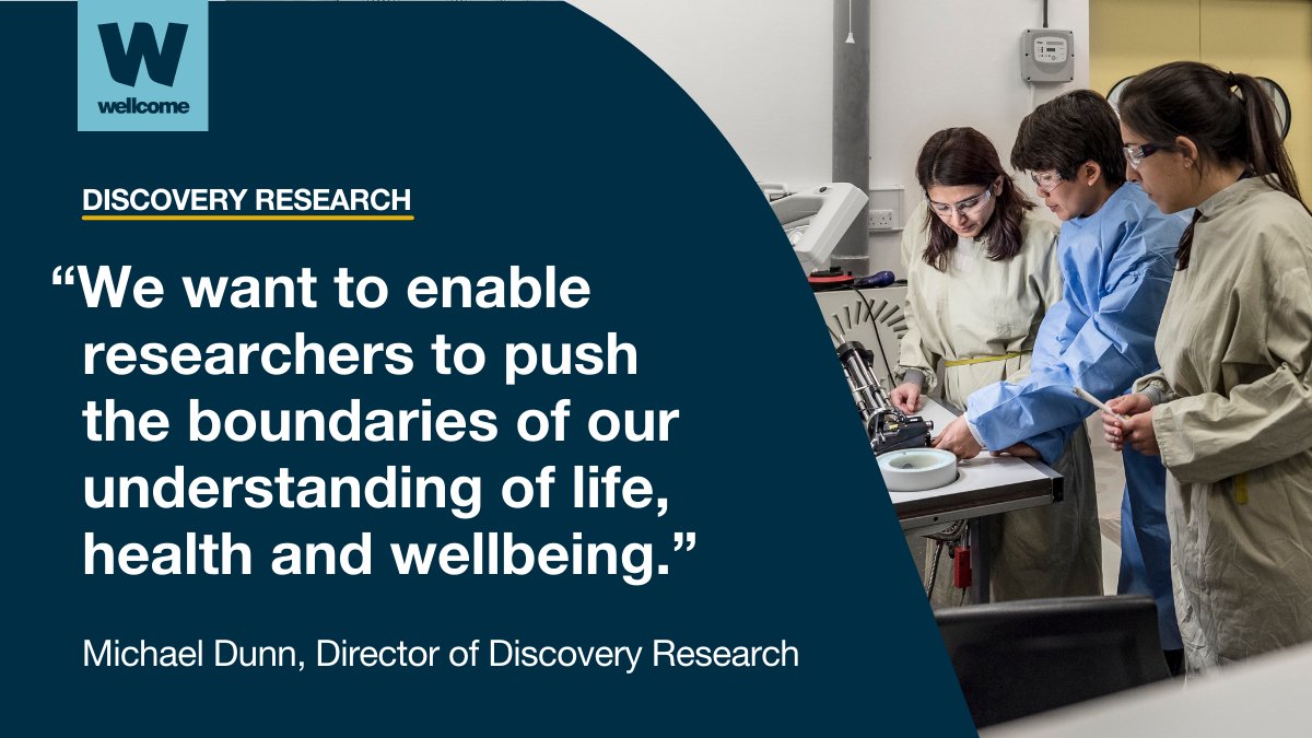 Could you help us decide what to fund? We plan to spend £16 billion in funding over the next 10 years. To do this, we rely on impartial experts from around the world. Apply to be a Discovery Research Committee Member by July 29 👉 wellc.me/3oegiqF