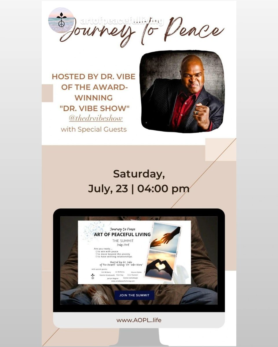 Meet you where YOU are...this Saturday! Register: artofpeacefulliving.com