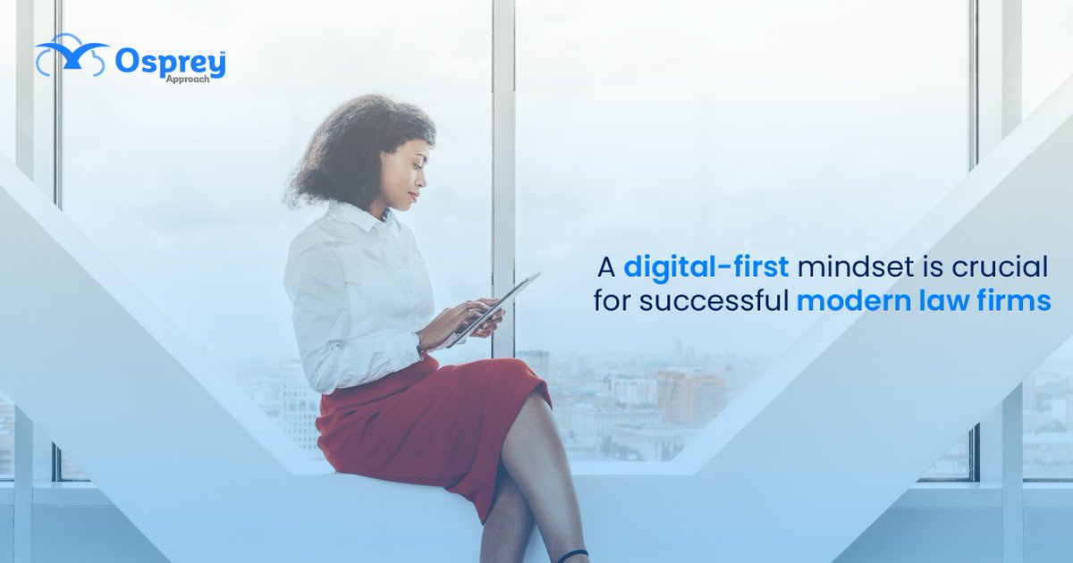 OspreyApproach's tweet image. Find out why implementing a digital-first mindset and an #AnywhereOperations strategy is important for your firm to stay competitive
ow.ly/sFvO50JSTnS
#legalsoftware #hybridworking #digitalfirst #lawfirm