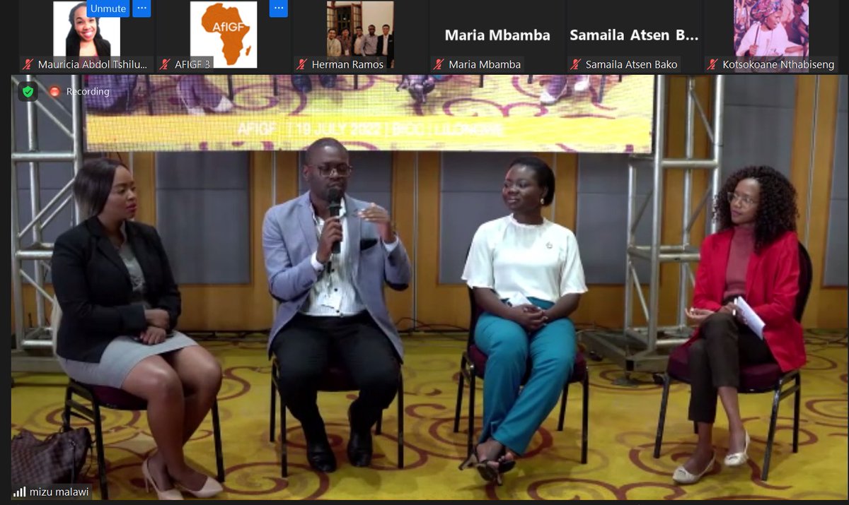 What a powerful session on Africa's digital dilemma and our position on the Internet- completely YOUTH LED! Grab the recording, thank me later ;-). Well done guys!
afigf2022.sched.com/event/13lTM?if…

#AFYIGF #AFYIGF22 #InternetUnited #AfricaUnited