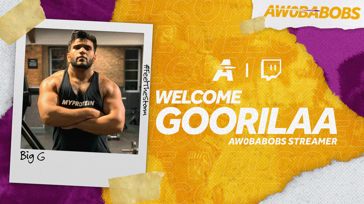 Aw0babobs (@aw0babobs) on Twitter photo Please give a warm welcome to the man of the people and community host himself <a href="/Goorilaa/">Goorilaa (BIG G)</a> he'll be joining the team as a content creator! Please give a warm welcome to the man of the people and community host himself <a href="/Goorilaa/">Goorilaa (BIG G)</a> he'll be joining the team as a content creator!