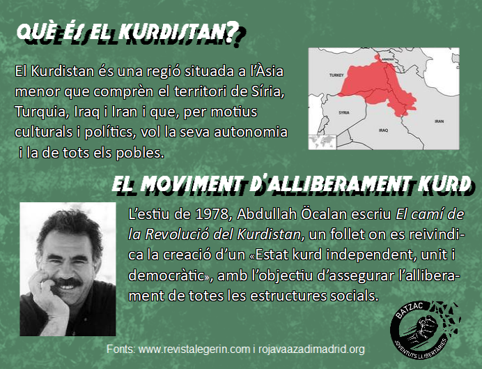 Batzac_JL's tweet photo. Avui es compleixen 10 anys de la Revolució a Rojava, un fenòmen que ha inspirat a col·lectius d'arreu del món, però actualment el treball de tants anys es troba en perill. Avui, més que mai, hem de mostrar la nostra solidaritat amb el moviment. 👇 https://t.co/bHm6OxavEu