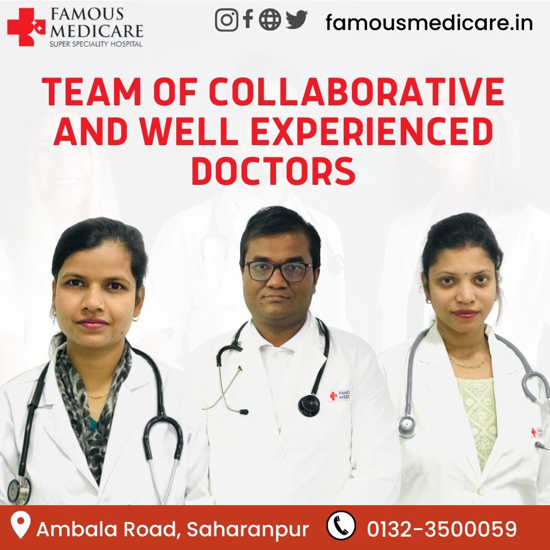 FamousMedicare's tweet photo. Team Of Collaborative And Well Experienced Doctors ..!! Collaborative care is a healthcare model which aims to improve patient outcomes through inter-professional cooperation. A collaborative team provides best care to patients.
#famousmedicare #collaborativeteam #doctors https://t.co/bmRGQJyBYY