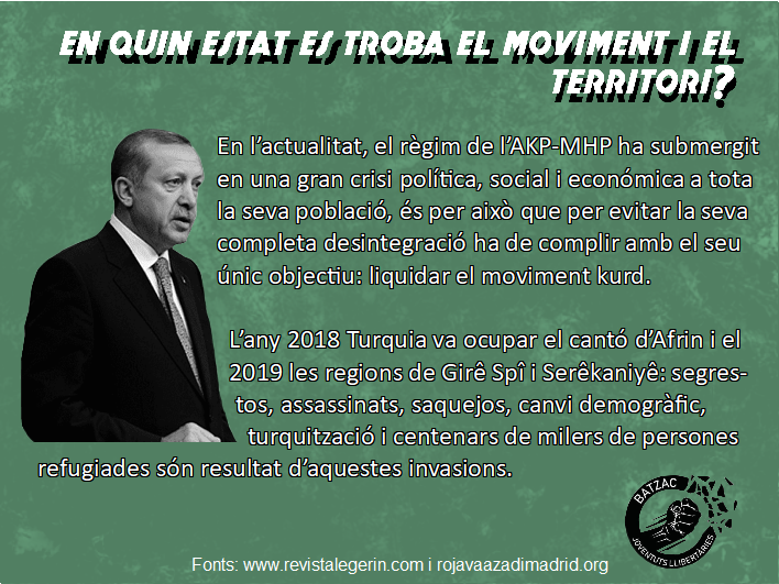 Batzac_JL's tweet photo. Avui es compleixen 10 anys de la Revolució a Rojava, un fenòmen que ha inspirat a col·lectius d'arreu del món, però actualment el treball de tants anys es troba en perill. Avui, més que mai, hem de mostrar la nostra solidaritat amb el moviment. 👇 https://t.co/bHm6OxavEu