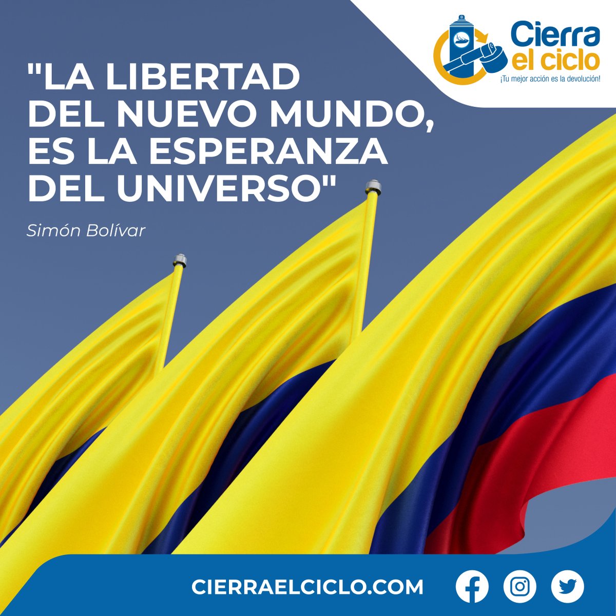 Colombia es un país maravilloso y estamos orgullosos de ser colombianos.  

Feliz 20 de julio Colombia. 🎉

#cierraelciclo #independencia #colombianos #orgullopatrio