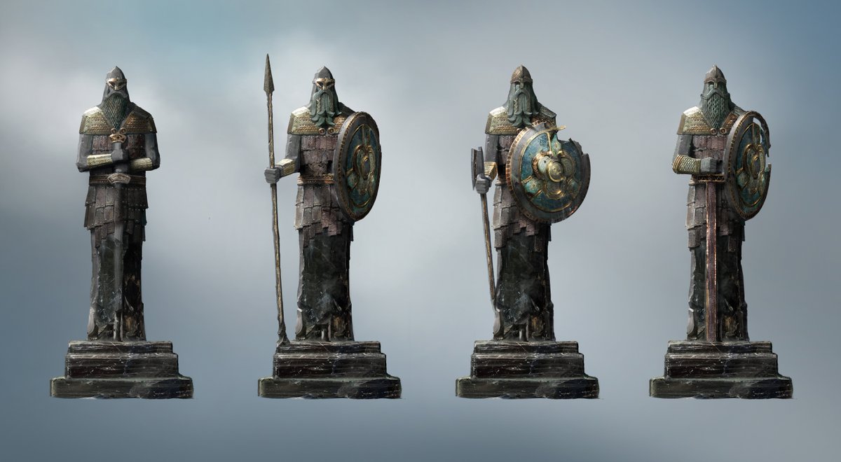 Tyr Statue Art - God of War Art Gallery