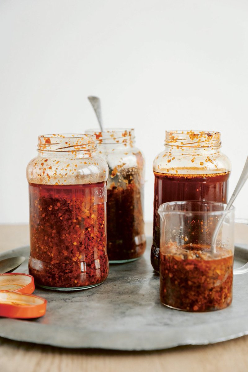 This week’s Guest Recipe from the #cookbookcorner archive is Sichuan Chilli Oil from Dumplings and Noodles by Pippa Middlehurst nigella.com/recipes/guests…