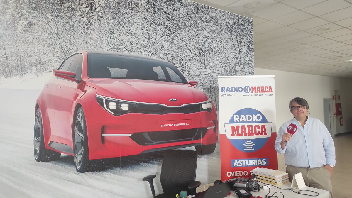 RMarcaAsturias's tweet photo. 🚗 Ya suena #MarcaMotor con @Gabri_Gallego13 desde KIA Asturconsa (Gijón)
En el 1️⃣0️⃣1️⃣.7️⃣ Gijón y Avilés
En el 1️⃣0️⃣5️⃣.0️⃣ Oviedo
En la App 📱
En la web 💻
#SintonizaTuPasión
#LaRadiodelDeporteAsturiano https://t.co/G40IrS9NVY
