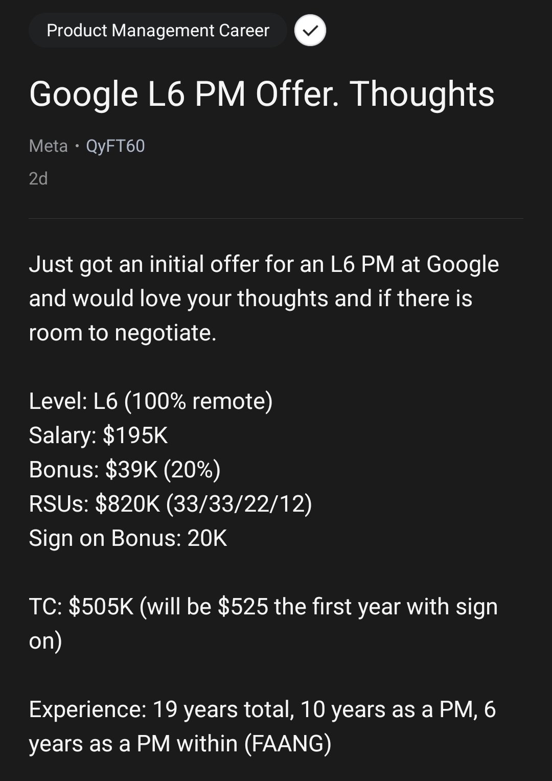 blind-on-twitter-500k-google-l6-product-manager-offer-https-t-co-jl8vgwbu02-twitter